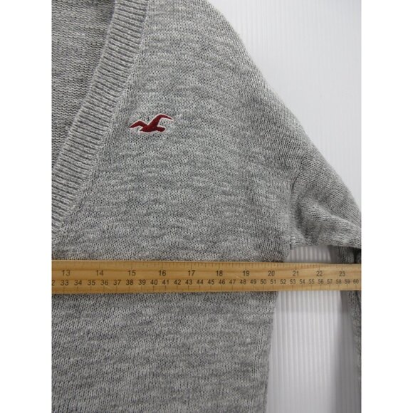 Hollister Sweater Small Cardigan Button Up Y2K Classic Preppy Hi Low - Picture 6 of 12